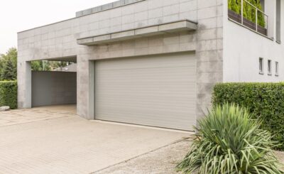 Garage in big house