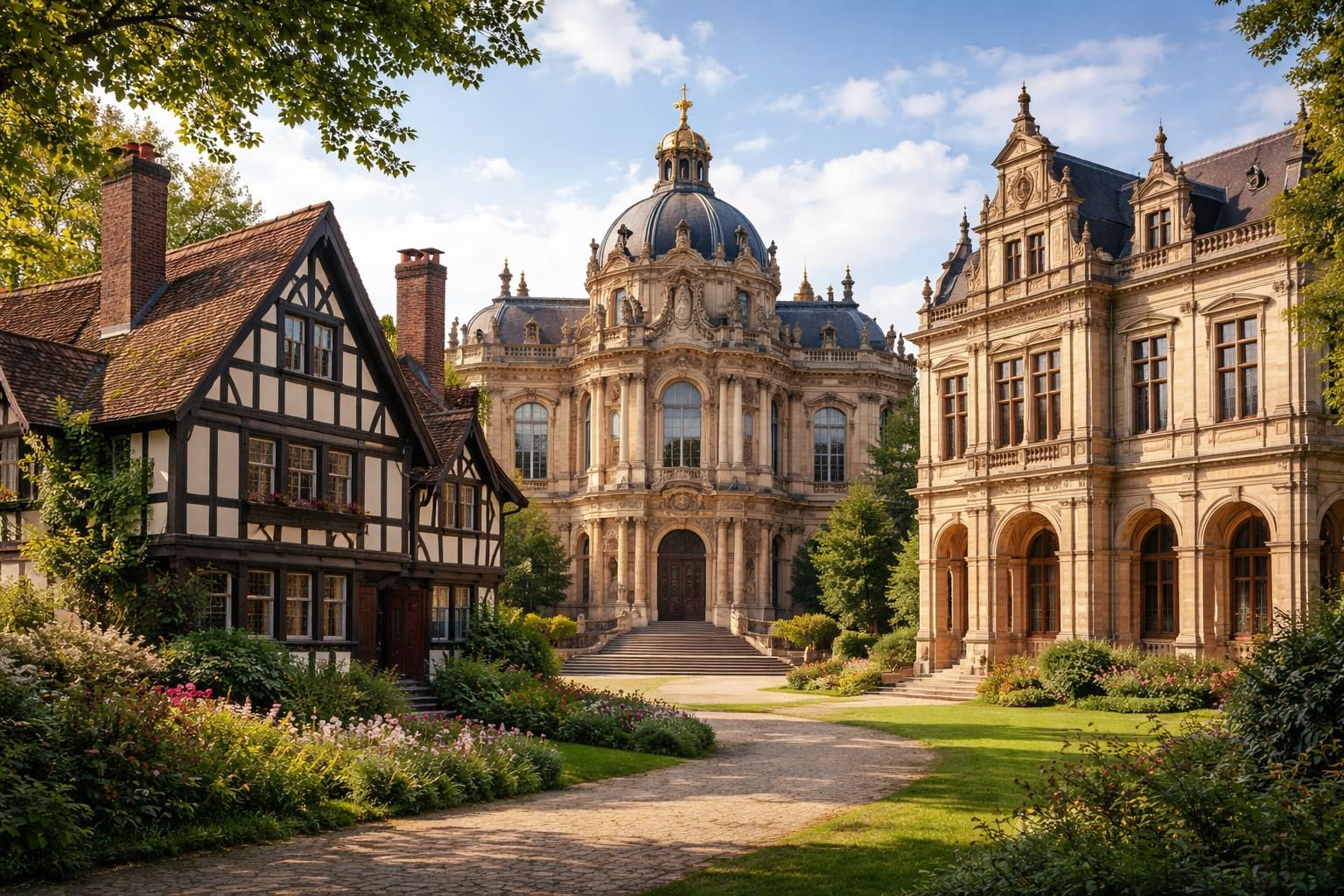 découvrez une comparaison détaillée entre le style architectural tudor et d'autres styles européens emblématiques, mettant en lumière leurs caractéristiques uniques et leur héritage historique.