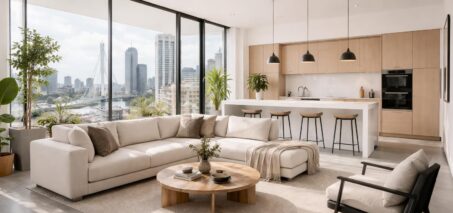 découvrez l'intérieur d'une maison cubique à rotterdam, alliant habilement confort chaleureux et design moderne pour un espace de vie unique et contemporain.