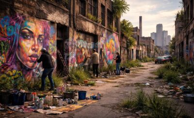 découvrez comment un quartier abandonné de détroit se transforme en source d'inspiration pour l'art et la créativité, alliant histoire et renouveau artistique.