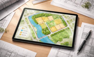 découvrez comment présenter facilement un terrain constructible sur tablette tactile, en mettant en avant les plans détaillés et les contraintes environnementales pour une meilleure compréhension.