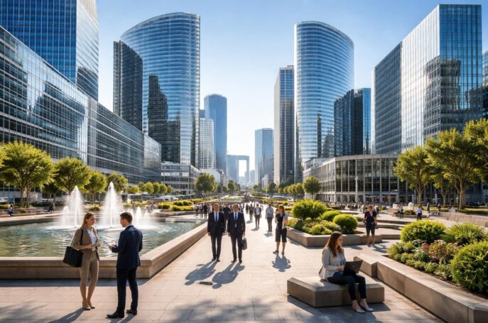 découvrez les gratte-ciels emblématiques de la défense à paris et immergez-vous dans l'ambiance dynamique de ce premier quartier d'affaires européen.