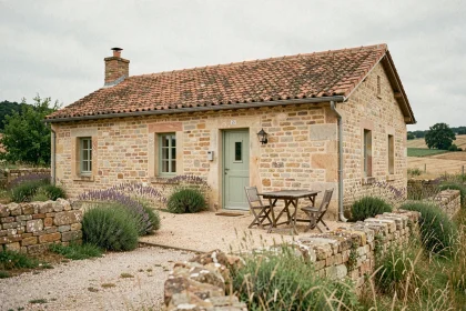 Petite maison en pierre avec jardin à louer en Saône-et-Loire, idéale pour petit budget